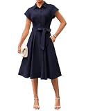 GRACE KARIN Womens Short Sleeve Shirt Dresses...