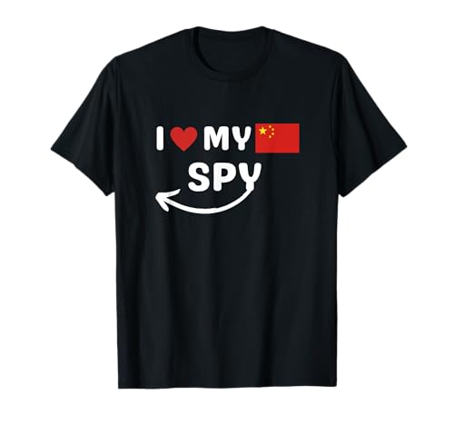 Ich liebe meinen chinesischen Spion Ich liebe mein chinesisches Spionage-Mischpaar T-Shirt