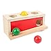 Scatola di permanenza dell'oggetto Montessori, Goccia di palla giocattolo in legno, Giocattoli educativi in legno, Ragazzi e ragazze per oltre 1 anno, Giocattoli per l'apprendimento del bambino