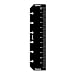 Filofax Pocket Black Ruler (B213609)