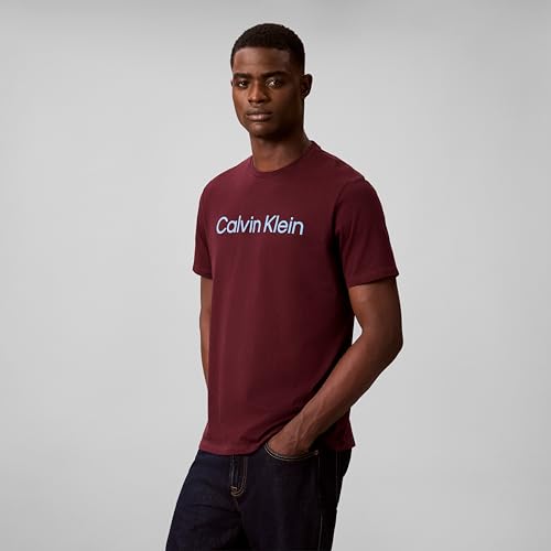 Image of Calvin Klein Men's Relaxed Fit CK Logo Crewneck T-Shirt