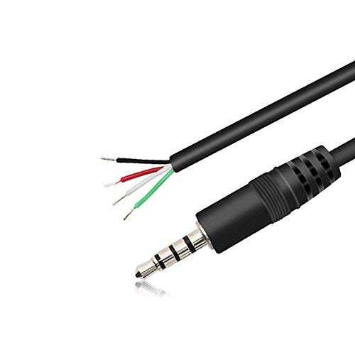 Cable 3.5mm macho a cable abierto, pack 5 unidades miniatura 3