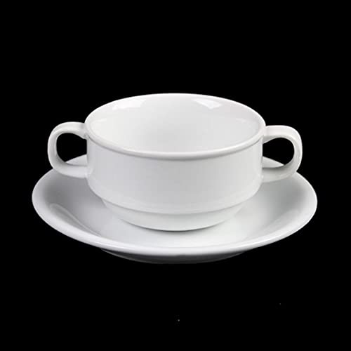 Holst Porcelana Taza de Sopa TH 025 FA3/sopas 115895 Superior 0,25 l a Inferior, Color Blanco, 16 x 16 x 6.4 cm