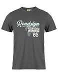 ROADSIGN australia – ROADSIGN australia Herren T-Shirt mit Retro-Schriftzug, weic