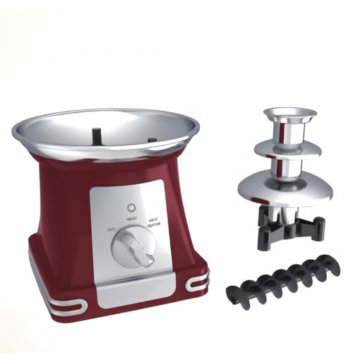 Gramigg Máquina De Fuente Chocolate Comercial con Flujos Ajustables Motor Bajo Ruido Adecuado para Restaurantes Cafés