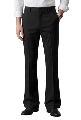 Image of Men's Trendy Bootcut Trousers - Modern Flared Fit | Premium Formal Pants