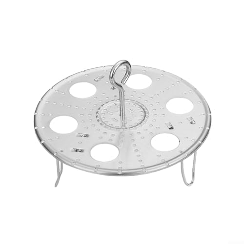 Elegante cesta de vapor plegable resistente hecha de acero inoxidable un artículo de cocina imprescindible (S)