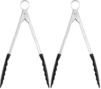 Cuisipro – Cuisipro Küchenzange Edelstahl mit Nylon-Enden, 24 cm, Grill