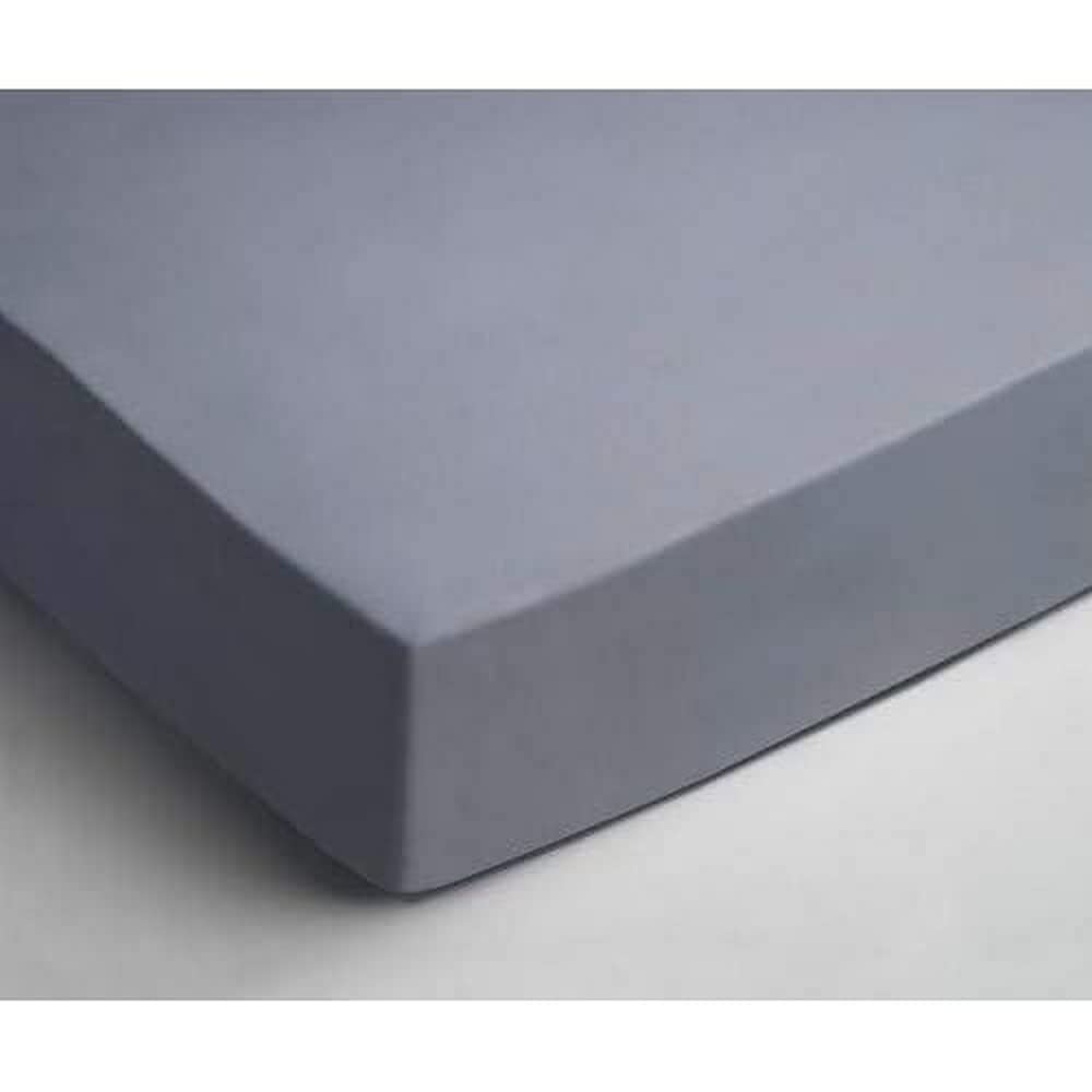 Papillon Fitted sheet interlock jersey ice blue, Cotton, 140 x 200 cm