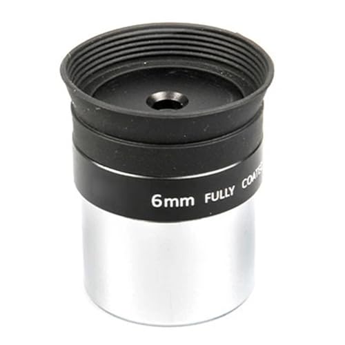 Lente ocular de 6mm y 1.25 pulgadas para telescopio astronómico con campo de 48 grados