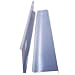 Produktbild Aluminium Flachprofil 90 Grad 10/80/10mm, Länge 1 Meter, Haus und Gartenprofil HG 9