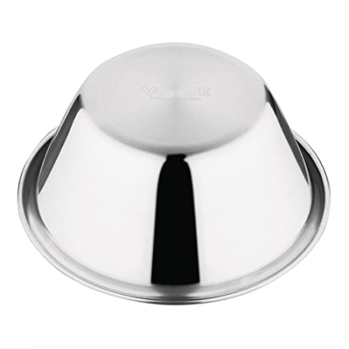 Vogue Stainless Steel Mixing Bowl 1Ltr - Easy-pour, Dishwasher Safe K531, Silver - Image 4