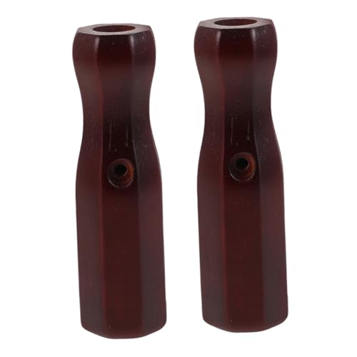 GALPADA 2Pcs Durable Wooden Foosball Table Handles with Nonslip Grip for Enhanced Indoor Soccer Machine Gameplay Design Mini Games Poles Handle for Table Soccer Rods