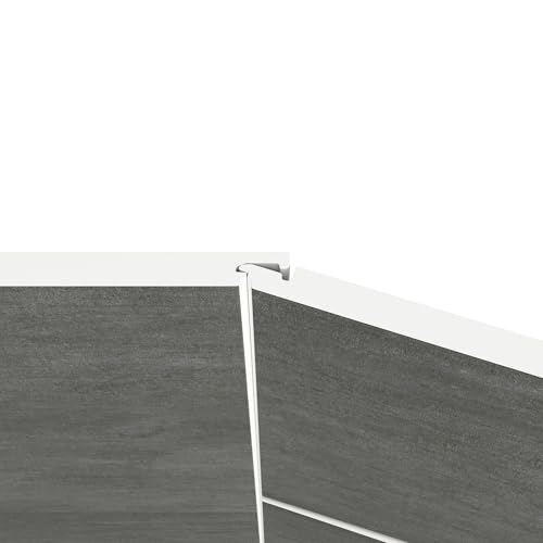Miseno MSW784242 ReadySet 42" X 42" X 78" Two Panel Corner Shower Wall Kit - Carrara White - Thumbnail 2