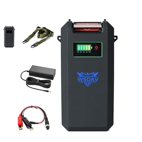 WSDAV 14.4V 6800mAh 電動釣りリール用バッテリー、14.8V 7500mAh 10000mAh 15000mAh 20000mAh 電動リール用、海釣りリール用バッテリー（充電器付き）,14.8v 20000mah（Amazon）
