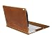 Produktbild Calfinder Surface Book 2 Tasche - 15 Zoll Crazy-Horse-Leder, Magnetic Attraction Abnehmbare zwei Verwendungsmöglichkeiten, handgefertigte Vintage-Laptop-Hülle
