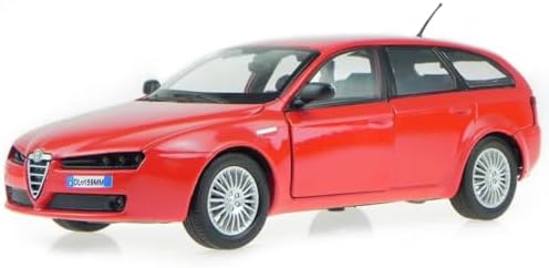 Miniatura Alfa Romeo 159 Sportwagon Vermelho Escala 1/24 Motormax