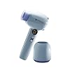 Bc Babycare Gentle Cordless Hair Dryer for Baby and Kids, Quiet Portable Mini Blow Dryer for Infant,​Portable​ Travel Hair Dryer,Low Heat/Speed with 4 Model for Hair Diaper and Full Body (Purple)