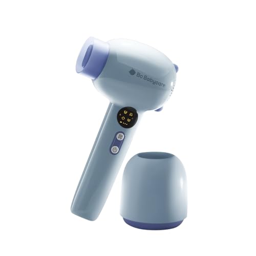 Bc Babycare Gentle Cordless Hair Dryer for Baby and Kids, Quiet Portable Mini Blow Dryer for...