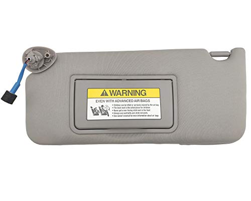 Best Cyber Monday 🔥 GOLDPAR Left Driver Side Sun Visor, Compatible with Honda Accord 2008 2009 2010 2011, with Light, 83280-TA5-A51ZA 83280TA5A51ZA