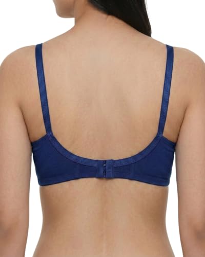 Image of Brida Kavya Xtra Soft Cotton Round Stitch Bra for Women | Full Coverage | Non-Padded | Wireless | Double Layer Support | Heavy Bust | Combo Pack | Colours May Vary