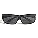 Pointed Designs Over Glasses Sunglasses- Polarized Fitover Sunglasses For Men or Women with 100% UV Protection for Men or Women- Style 2 (Black)