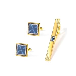 TFIIEXFL Creatieve mode stropdas clip manchetknoop pak heren formele jurk kleding accessoires clip