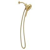 Moen N400H0BG Nebia Quattro Handheld Four Unique Shower Experiences and Magnetix Dock, Brushed Gold