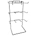 Counter Top Display Rack with 12 Hooks, Display Stand for Peg Board, 17.75