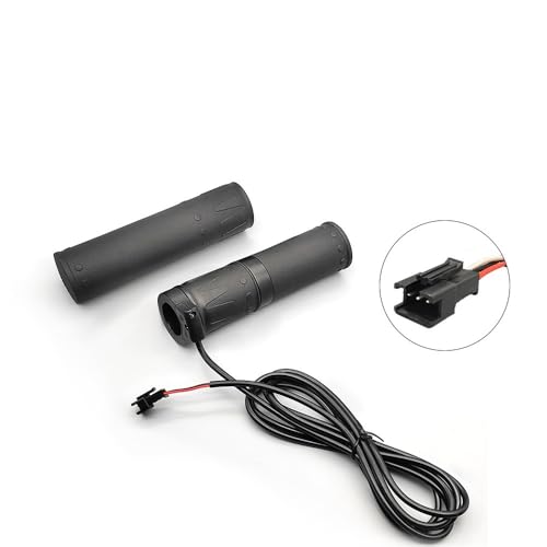 EbikeツイストスロットルWUXING 158X右ハンドルスロットル電動自転車スクーター24V 36V 48V 60V 72V Eバイク変換パーツ(SM Plug)