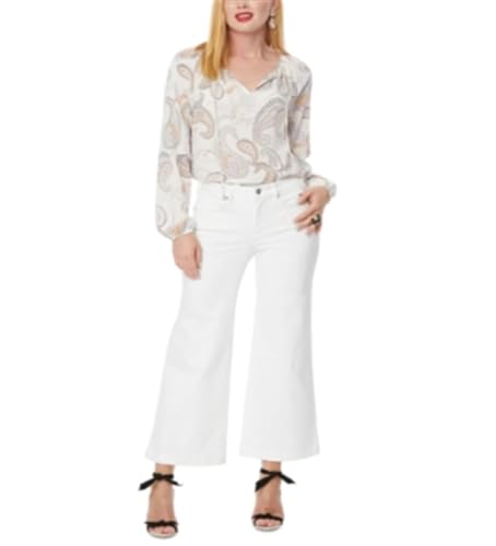 NYDJ Women's Teresa Wide Leg Ankle Jeans