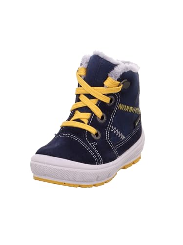 Superfit Jungen Groovy 2.0 Warm Gefütterte Gore-tex Schneestiefel, Azul Amarillo 8000, 3 UK Child