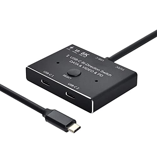 Amazon.co.jp: NFHK USB-C Type-C 双方向スイッチ MST 1~2ハブ ビデオ