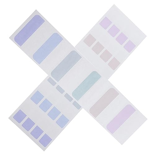 GRADENEVE 300stücke Bunte Haftregister Für Notizbücher Seite Marker Tragbare Buch Tabs Für Büro Notizen