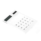 Calculatrice du système solaire : calculatrice tactile transparente – adoptez un écran tactile transparent pour l'entrée numérique, très pratique.
