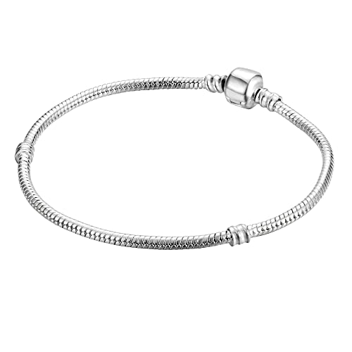 Andante-Stones Bracelet en argent sterling 925 massif avec perle Livré dans un sac d'organza 17 cm Cover