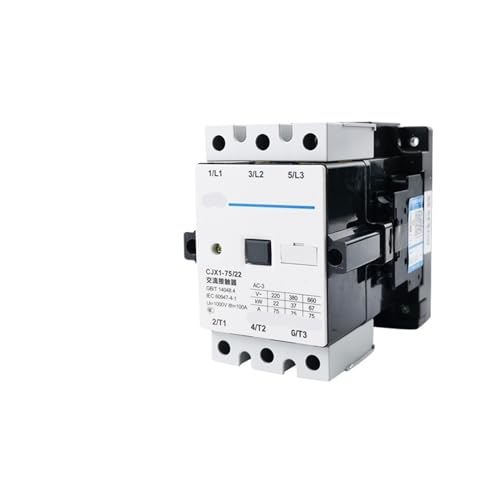 Contacteur AC CJX1 75 22 220V triphasé commande électrique circuit