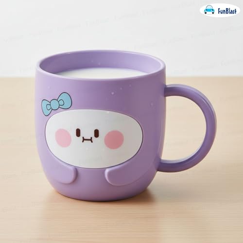 Image of FunBlast Milk Mug for Kids - 350 Ml; Unbreakable Mug for Kids, Milk Mugs for Kids Unbreakable - Milk Drinking Cup for Kids (Purple2)
