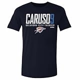 500 LEVEL Alex Caruso Oklahoma City Thunder Shirt - Alex Caruso Oklahoma City Thunder Elite WHT (True Navy, Large)