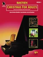 Christmas for Adults, Book 1: BOOK AND CD (Bastien Piano for Adults) B002VBSY8Q Book Cover