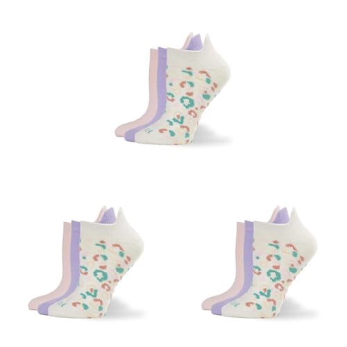 HUE Women's Cozy Sock With Grippers 3 Pair Pack