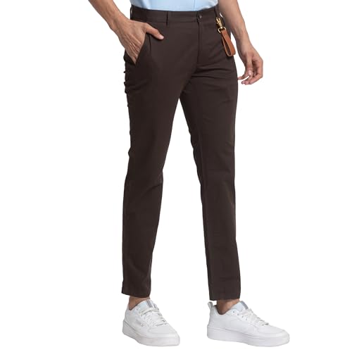 Image of Raymond Slim Fit Dark Blue Trouser for Men