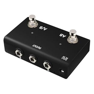 【Supports AB and A+B Modes】: ABY Channel Switch effect pedal line selector guitar effect pedal supports both AB and A+B modes, providing musicians with more options for sound manipulation 【Product Size】: With dimensions of 112mmx68mmx46mm, this guita...