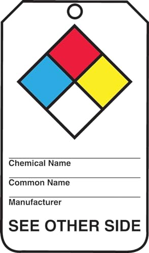 Étiquettes de signalisation de danger plastique RP Accuform pour laboratoires et ateliers