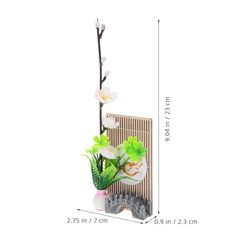 Plato decorativo japonés para sushi Zerodeko de plástico blanco miniatura 5