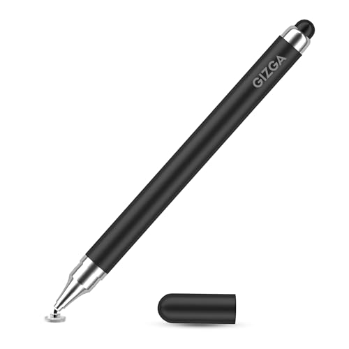 2 in 1 Universal Stylus Pen for All Touchscreen Devices| Fine Point Disc Tip & Soft Rubber Tip Touch Pen for iPad/Pro/Air/mini, iPhone, iOS/Android, T
