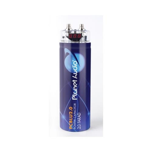 Smart Planet Planet Pcblu20 2.0 Farad Capacitor Digital Volt Meter Blue