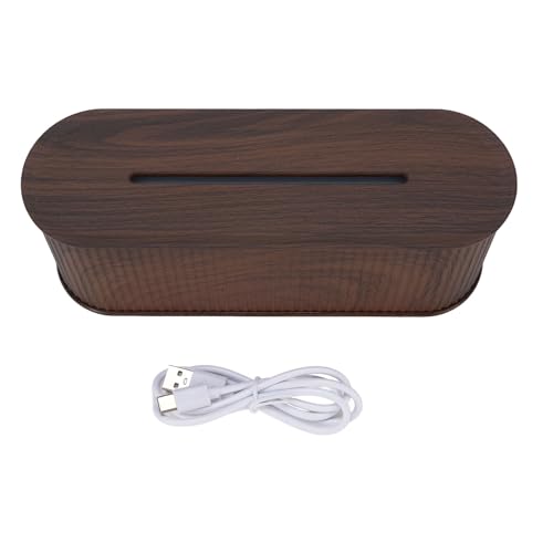 300ml Air Diffuser Humidifier, 25dB Quiet Fire Flame Diffuser Humidifier with 7 Colors LED & Timing, Aromatherapy Diffuser for Bedroom Office (Dark)