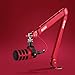 Rode PSA1+ Desk-Mounted Broadcast Microphone Boom Arm (Red) with Red Premium XLR Cable (3m)