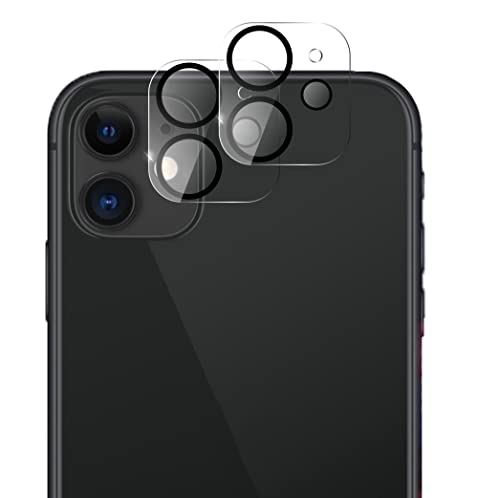 QUITECO Protector Lente Cámara para iPhone 11 [2 Piezas] Vidrio Cristal Templado Cámara Trasera